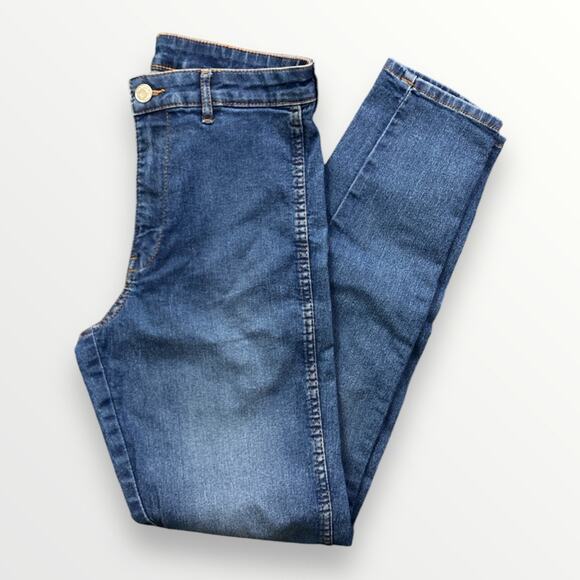 H&M Jeans Women’s 26 Blue Distressed Skinny Denim - Picture 6 of 6